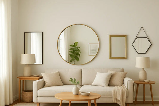10 Mirror Styles That Make Small Living Rooms Look Bigger and Brighter